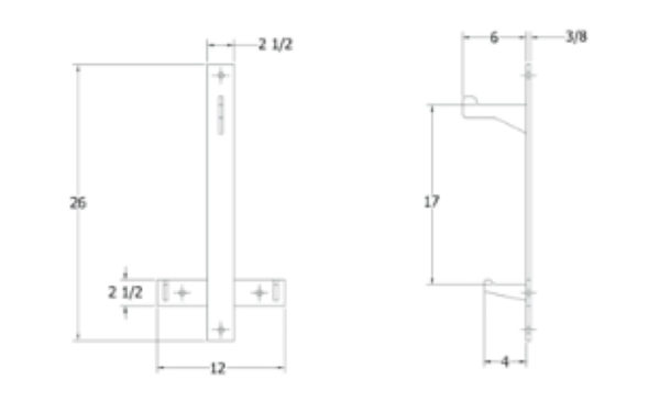 Handling Beam Fork Attachment Storage - MTC